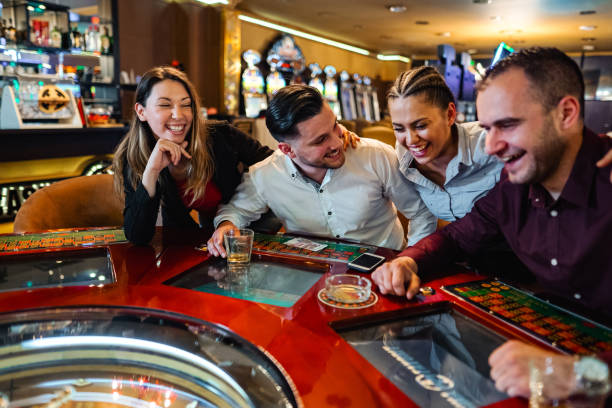 Live casino table with multi-camera view and dealer